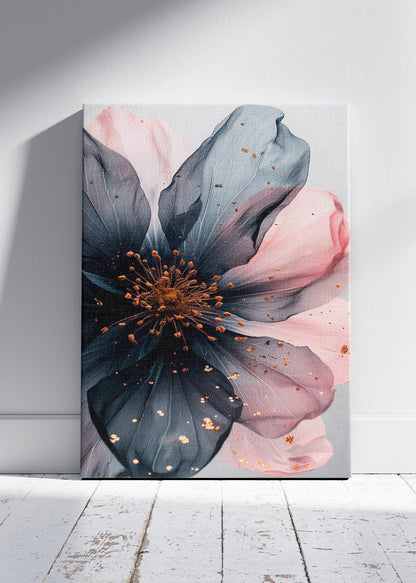 Elegant Abstract Blossom Macro Canvas & Poster Print – AI PRINT LAB