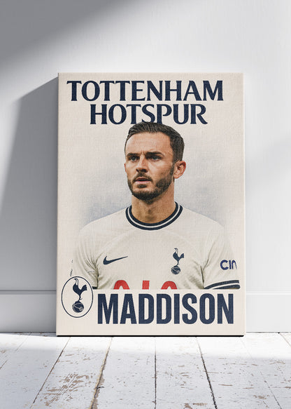 Tottenham Hotspur James Maddison Wall Art | Iconic Football Poster & Canvas