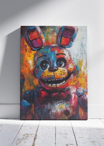 Five Nights at Freddy’s Wall Art Poster & Canvas – Bonnie Animatronic Horror Gaming Artwork