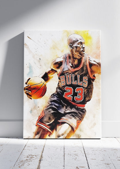 Michael Jordan Art Print & Canvas – Iconic Chicago Bulls Basketball Wall Art