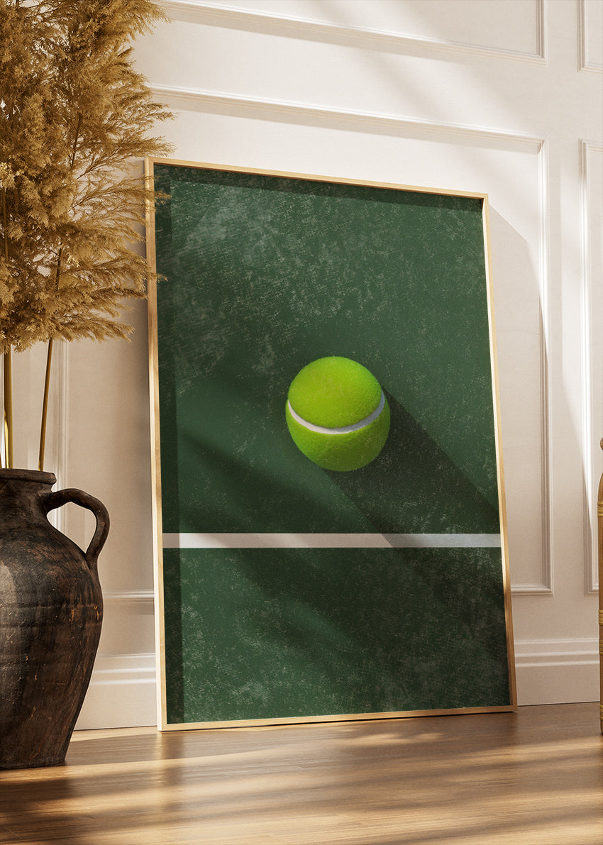 Tennis Wall Art Poster & Canvas Print – Modern Sports Decor