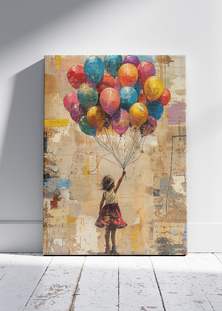 Dream Balloons Canvas & Poster Print – AI PRINT LAB