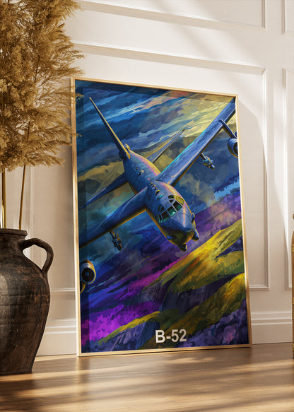 B-52 Stratofortress Canvas Print – Legendary Bomber Aviation Wall Art