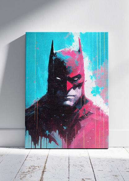 Batman Abstract Portrait Canvas Print & Poster – AI PRINT LAB