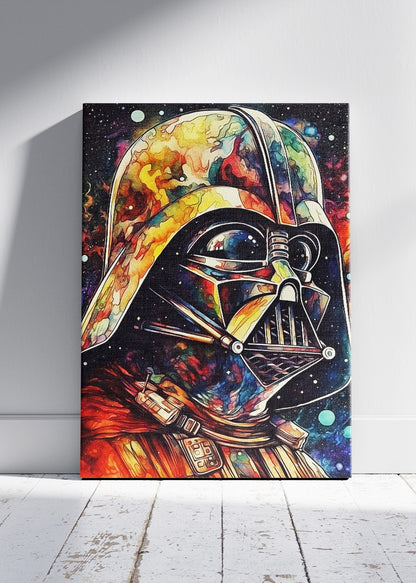 Darth Vader Cosmic Watercolor Canvas Print & Poster – AI PRINT LAB