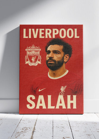 Mohamed Salah Liverpool Wall Art | Iconic Football Legend Poster & Canvas