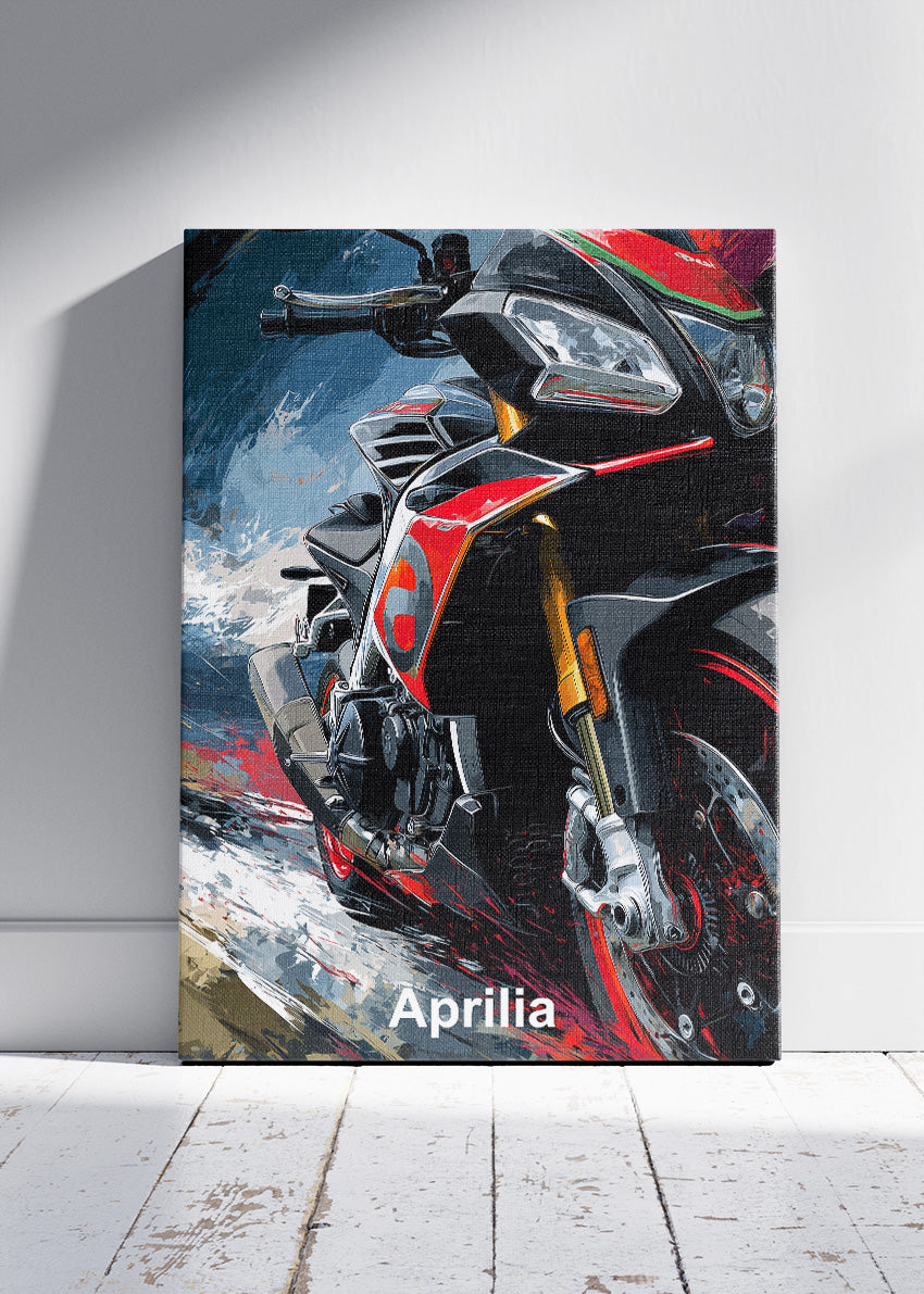 Aprilia Superbike Wall Art Poster & Canvas – High-Impact Motorcycle Artwork