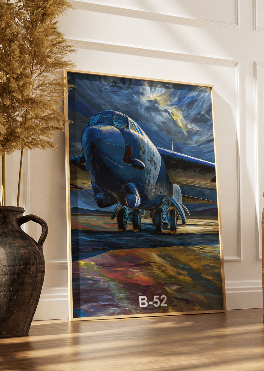 B-52 Stratofortress Canvas Print – US Air Force Bomber Aviation Wall Art