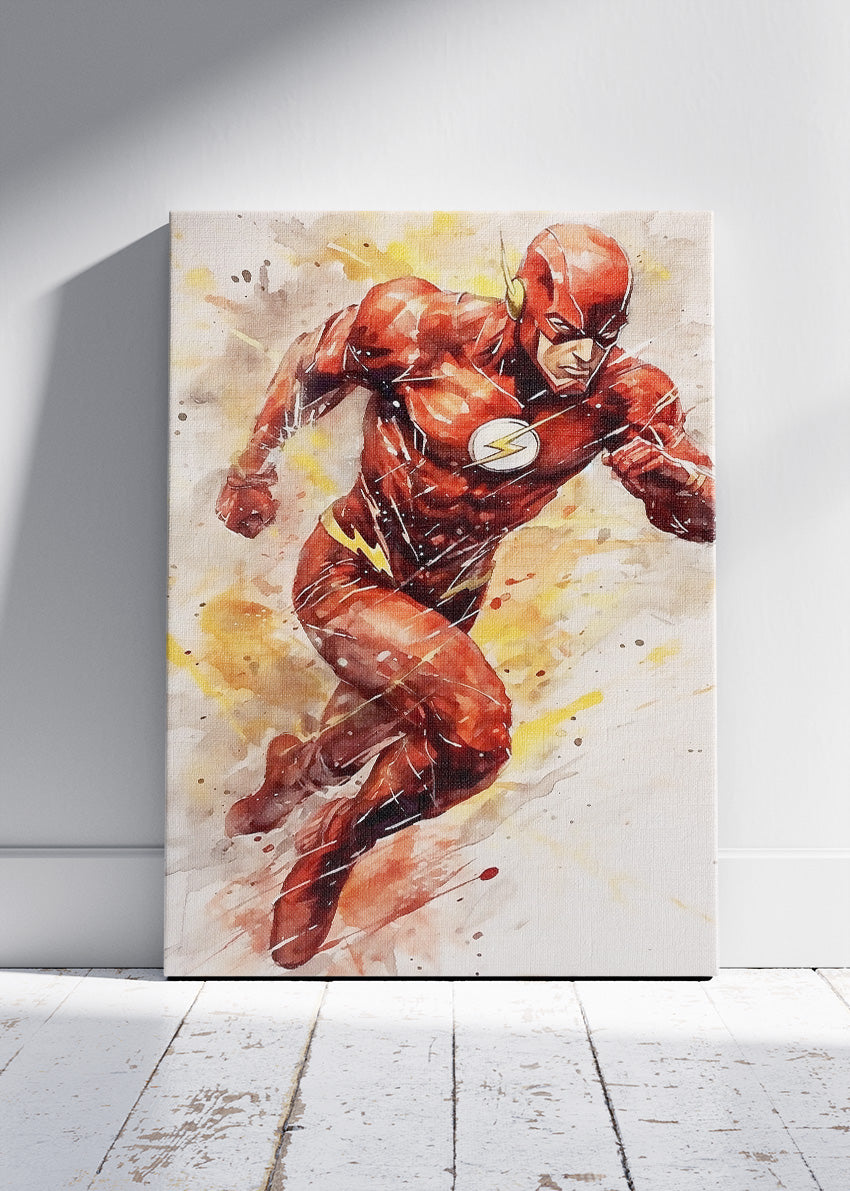 The Flash Speed Force Portrait Canvas & Poster Print – AI PRINT LAB