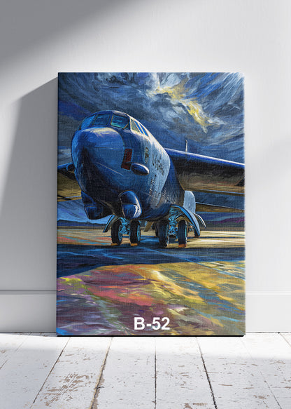 B-52 Stratofortress Canvas Print – US Air Force Bomber Aviation Wall Art