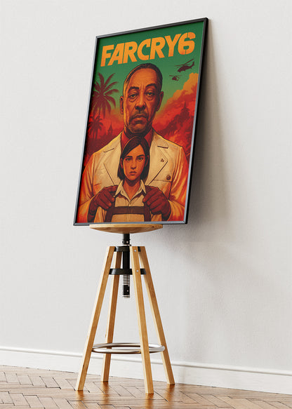 Far Cry 6 Wall Art – Iconic Villain & Revolution Story Poster & Canvas