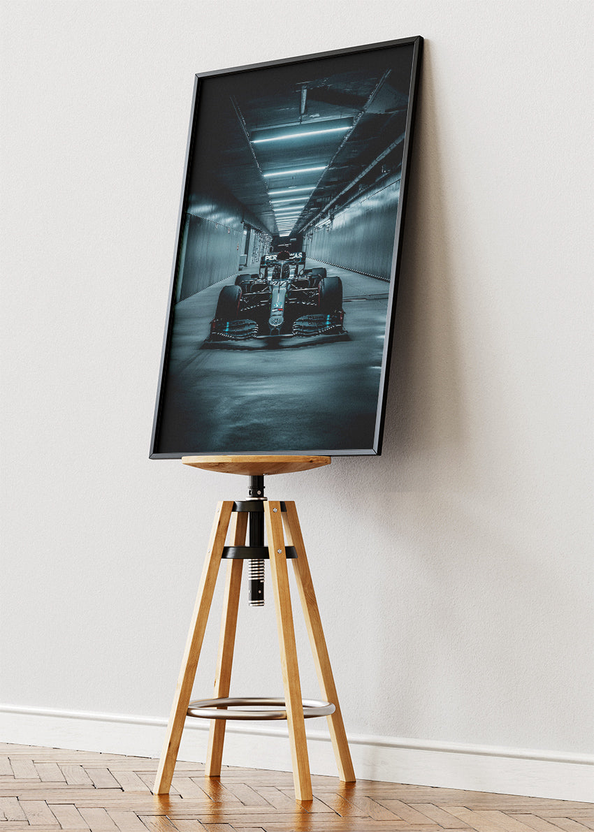 Formula 1 Tunnel Cinematic Racing Canvas Print & Poster – AI PRINT LAB