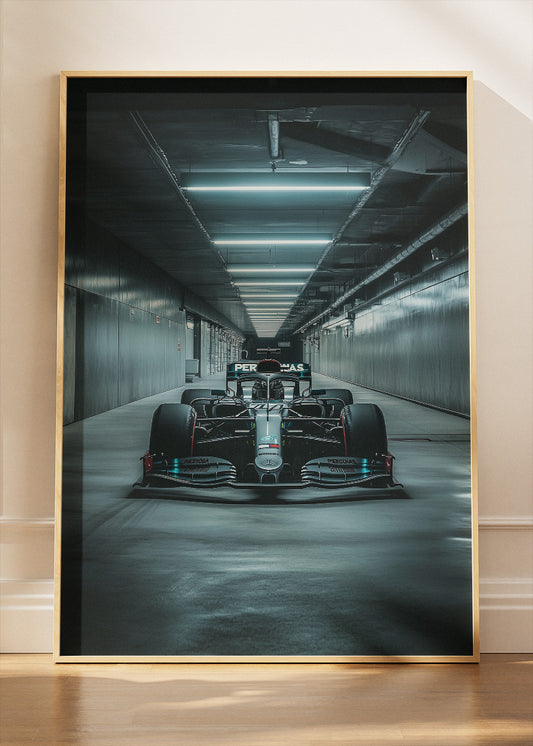 Formula 1 Tunnel Cinematic Racing Canvas Print & Poster – AI PRINT LAB
