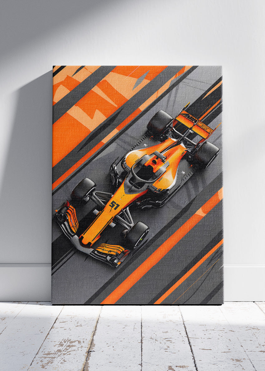Formula One Speed Machine Poster & Canvas | Modern Motorsport Wall Art