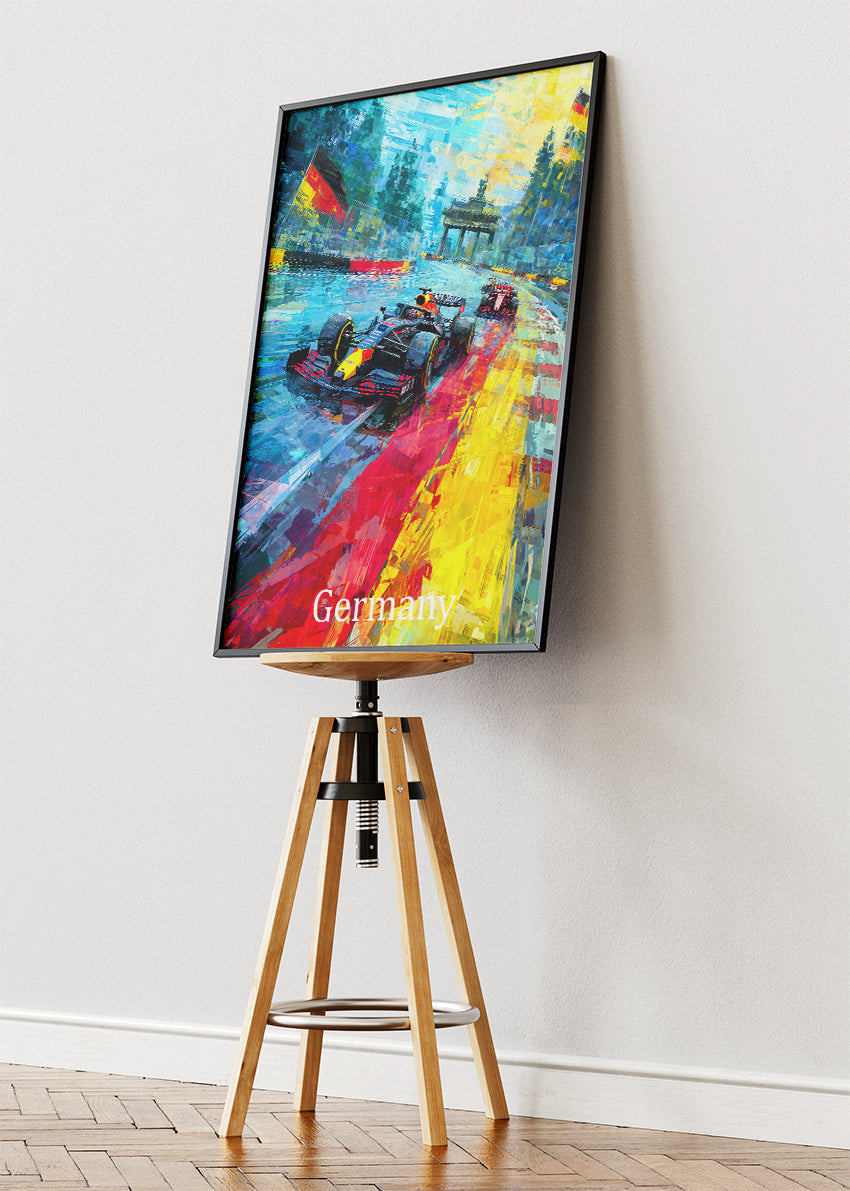 Germany Grand Prix Berlin Racing Canvas Print & Poster – AI PRINT LAB