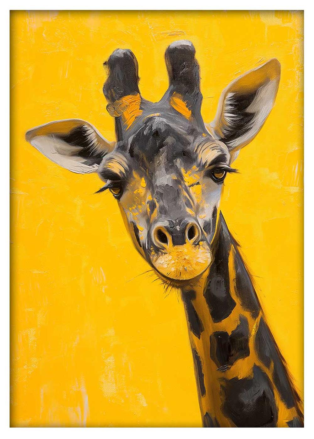 Giraffe – Canvas & Poster Wall Art – T943 Wildlife Series