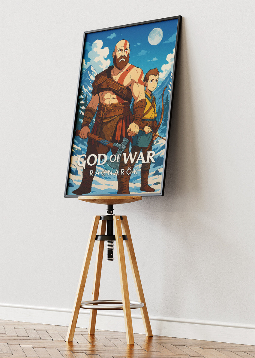 God of War Ragnarök Wall Art – Epic Norse Action RPG Poster & Canvas