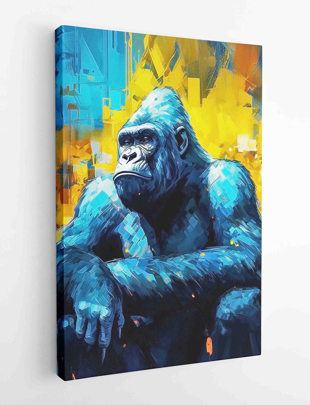 Gorillas Canvas & Poster Wall Art T459 Wildlife Series