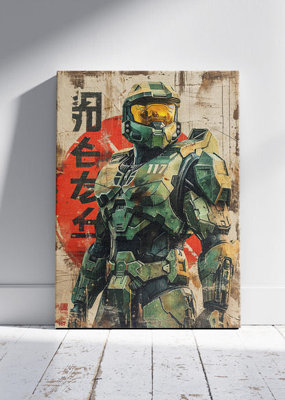 Halo Infinite Spartan Gaming Wall Art Poster & Canvas