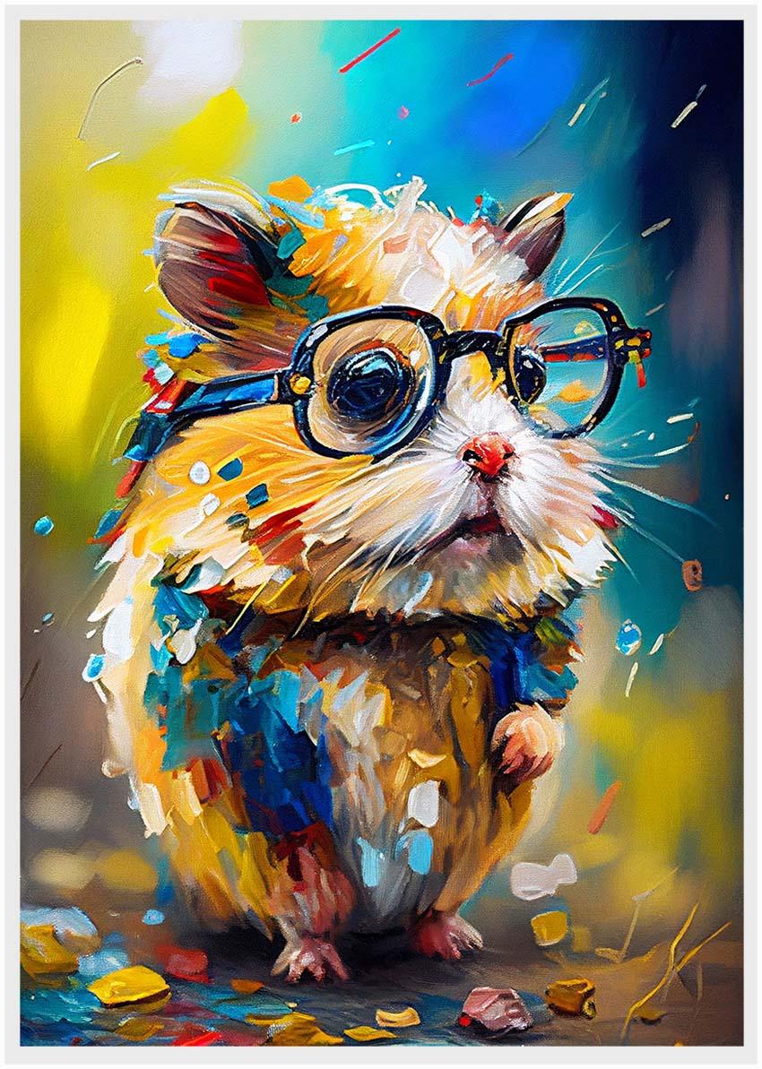 Hamster Canvas & Poster Wall Art T221 Wildlife Series