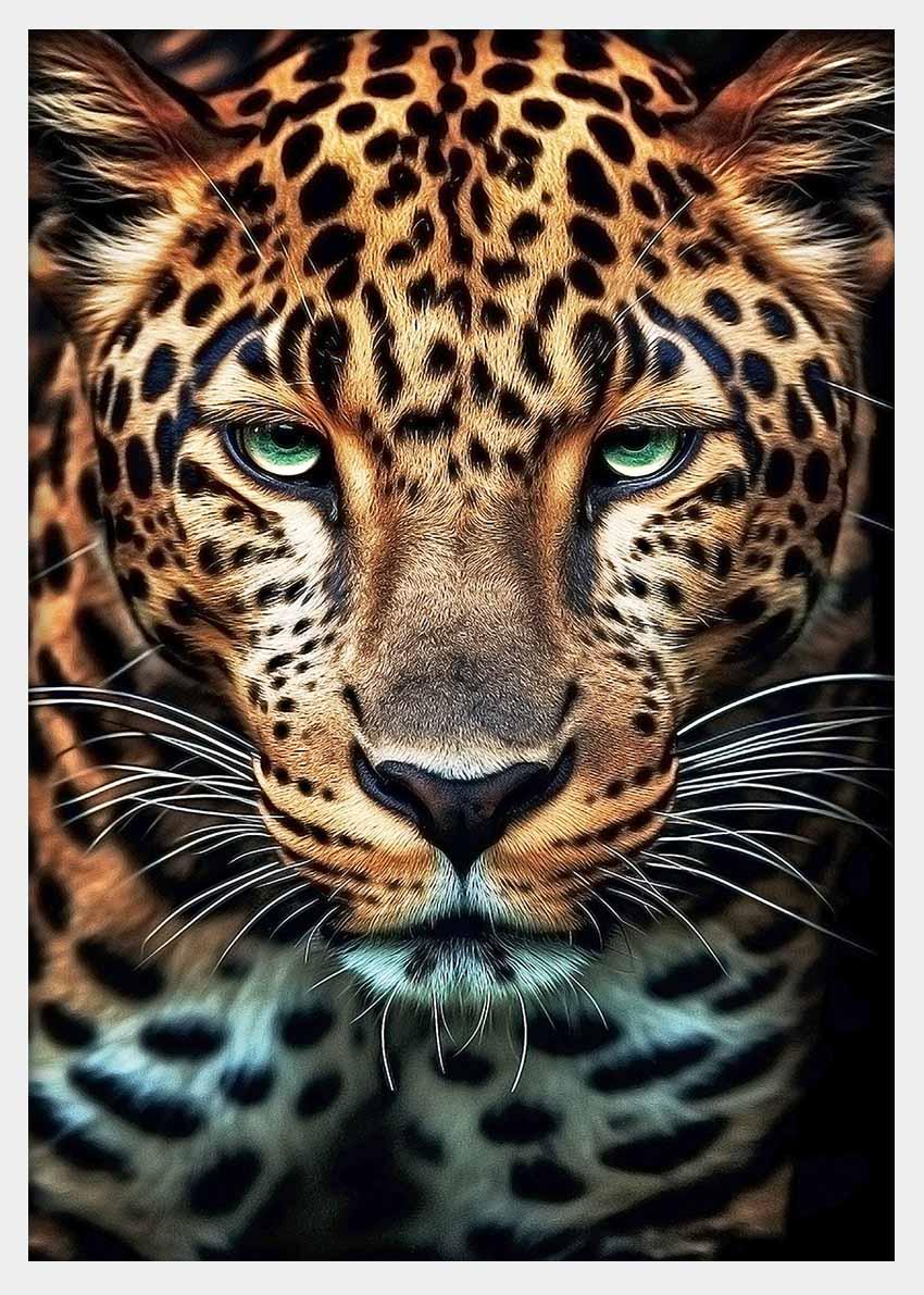 Jaguar Canvas & Poster Wall Art T332 Wildlife Series