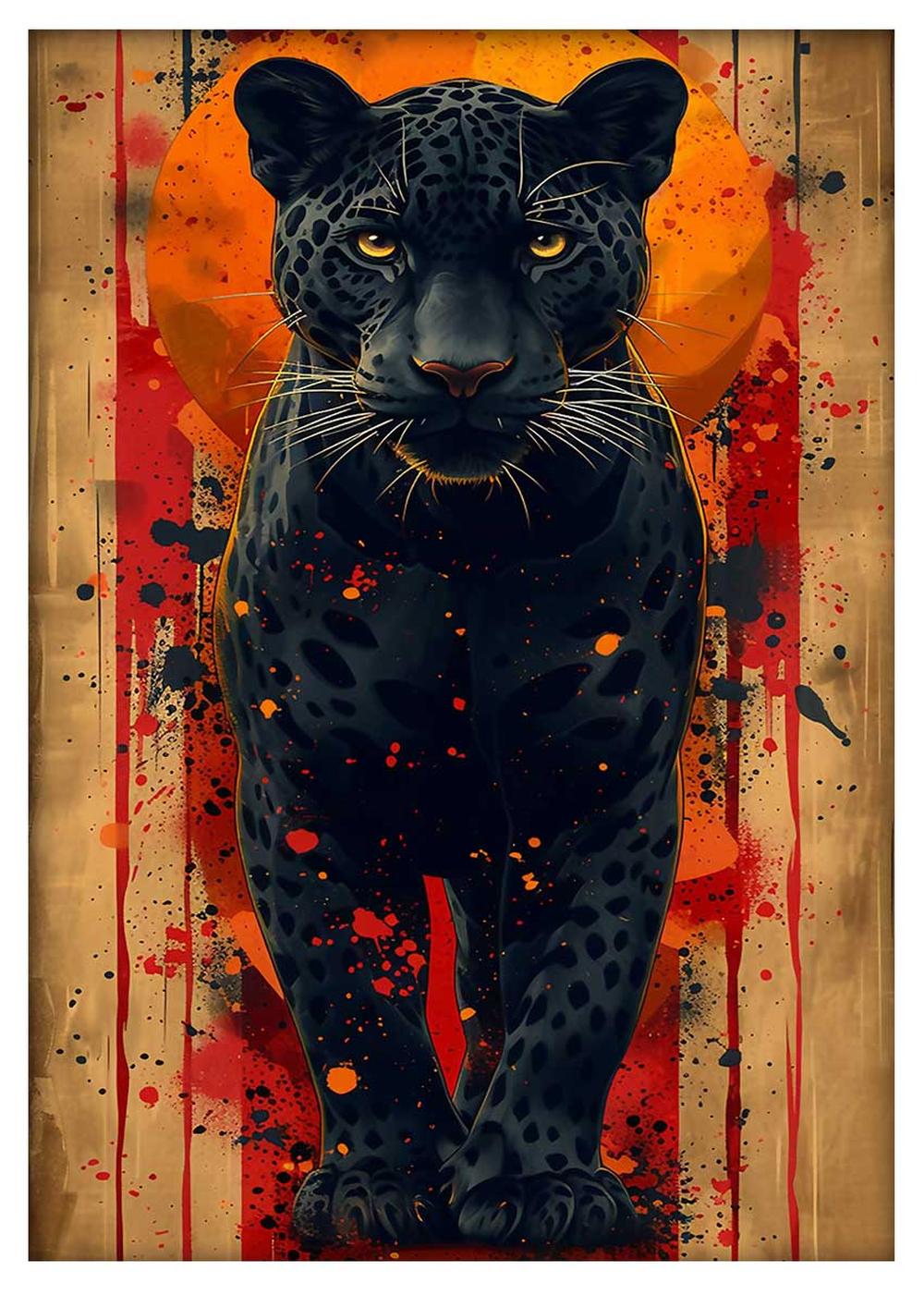 Jaguar – Canvas & Poster Wall Art – T825 Wildlife Series
