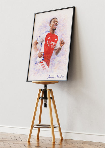 Jurrien Timber Arsenal Watercolor Poster Canvas & Print – AI PRINT LAB