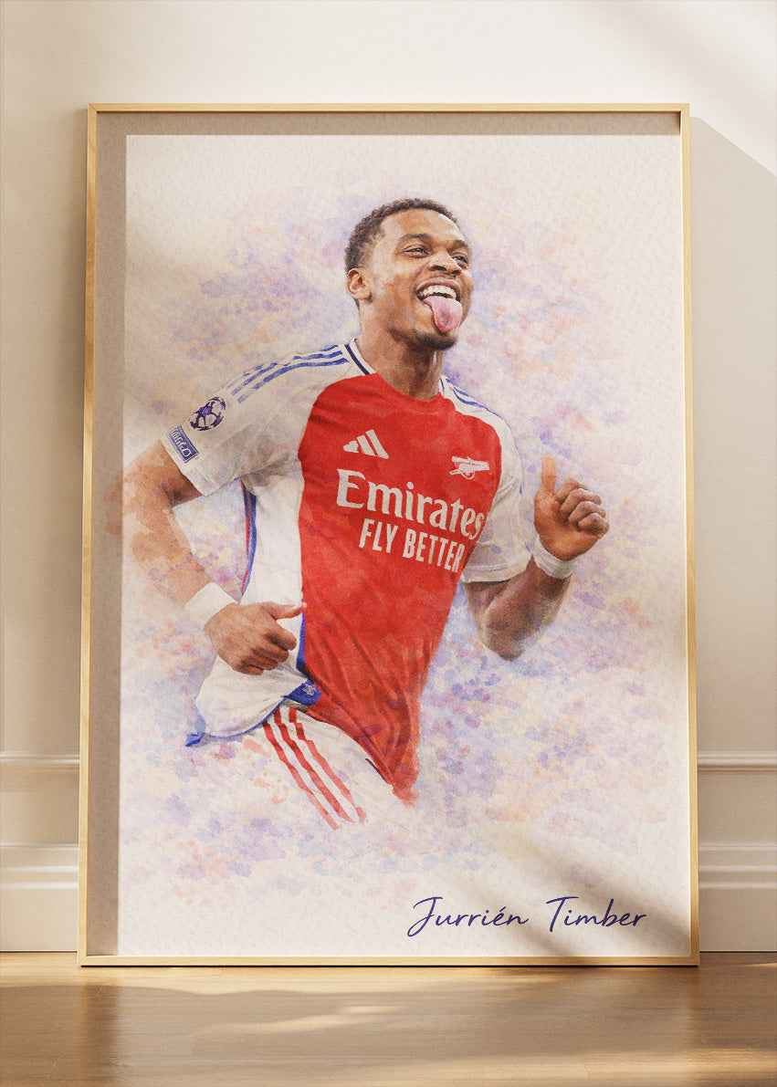 Jurrien Timber Arsenal Watercolor Poster Canvas & Print – AI PRINT LAB