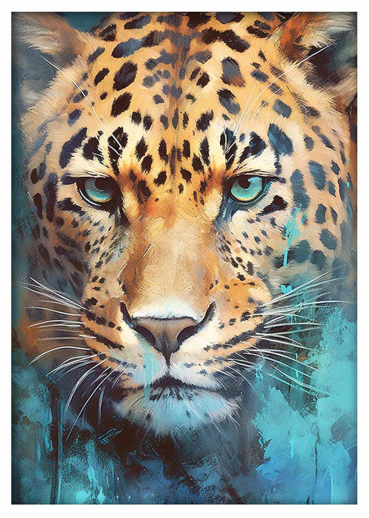 Leopard Canvas & Poster Wall Art T429 Wildlife Series