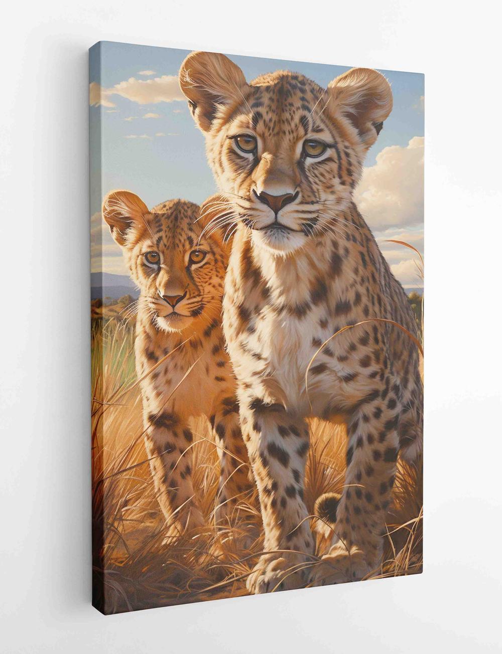 Lion Canvas & Poster Wall Art T451 Wildlife Series