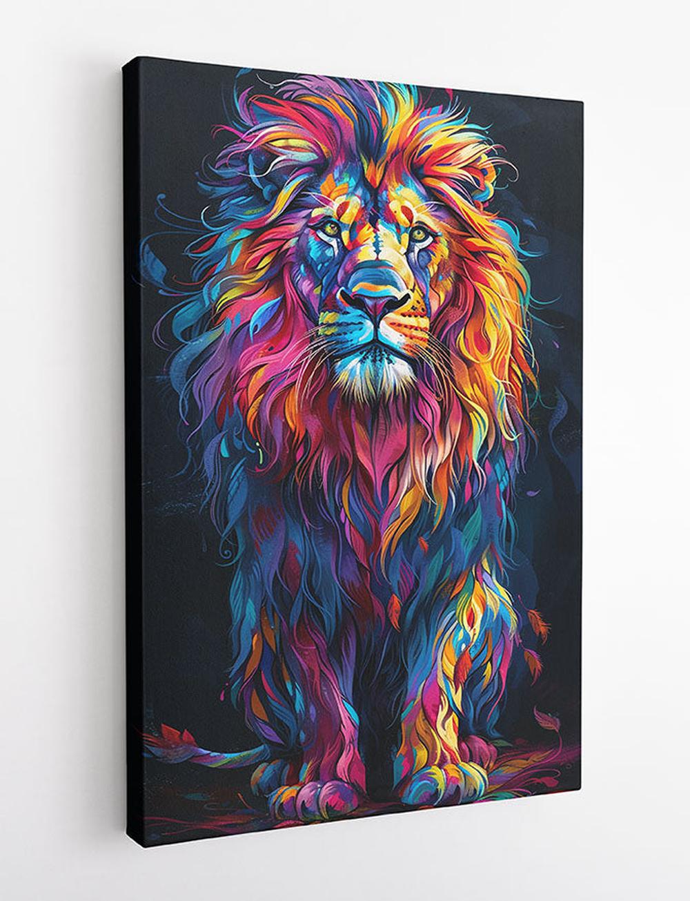 Lion – Canvas & Poster Wall Art – T942 Wildlife Series