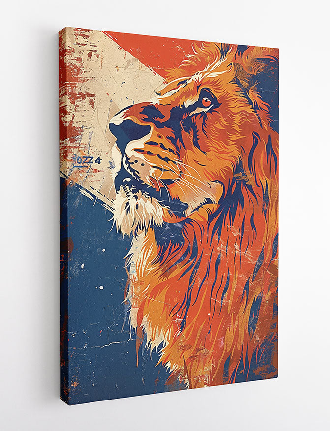 Lion – Canvas & Poster Wall Art – T997 Wildlife Series