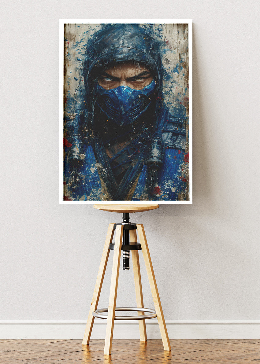 Mortal Kombat Ninja Gaming Wall Art Poster & Canvas