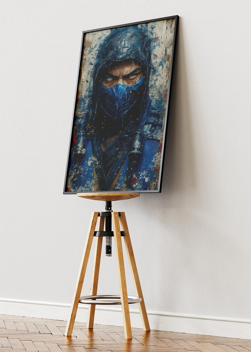 Mortal Kombat Ninja Gaming Wall Art Poster & Canvas