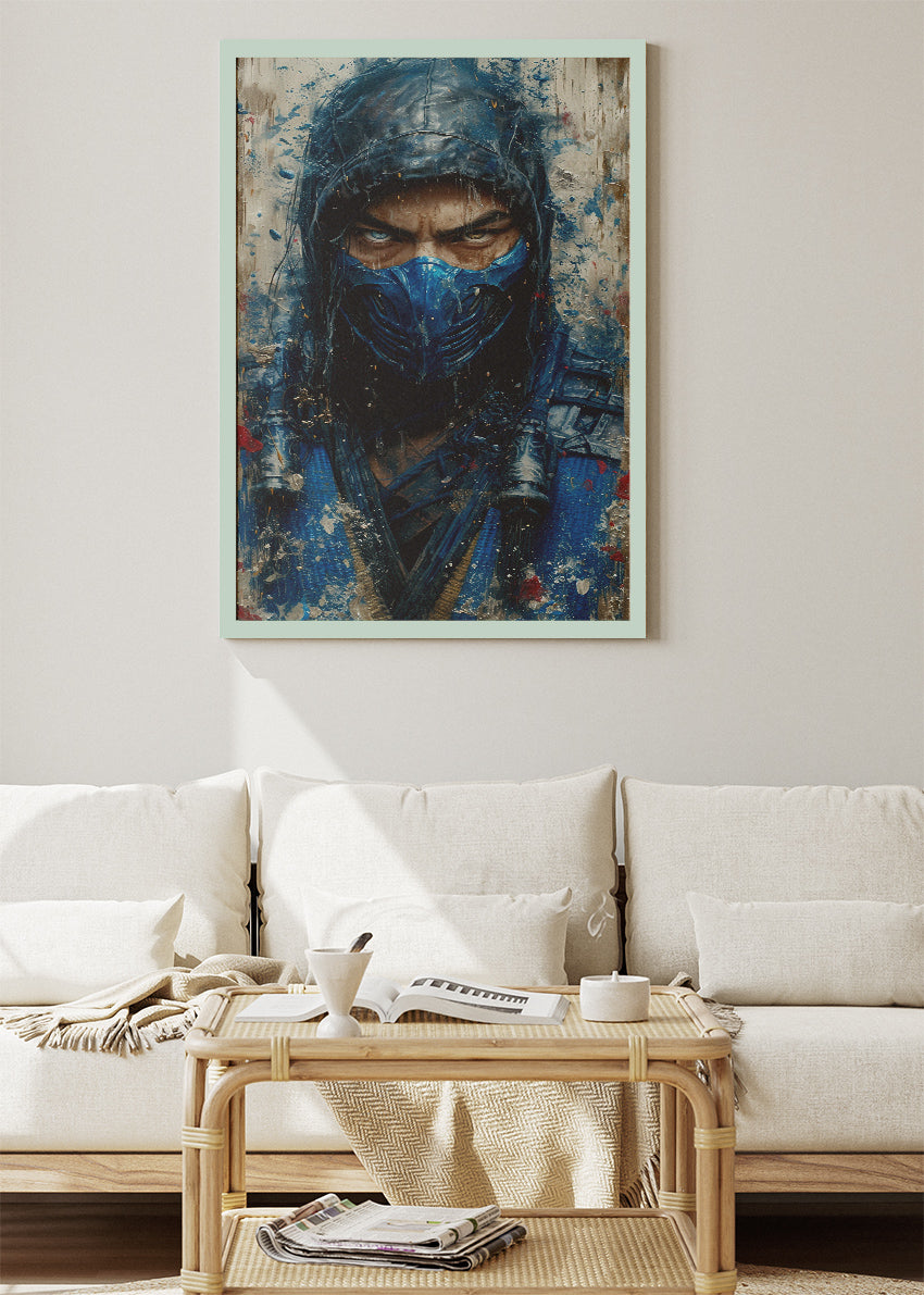 Mortal Kombat Ninja Gaming Wall Art Poster & Canvas