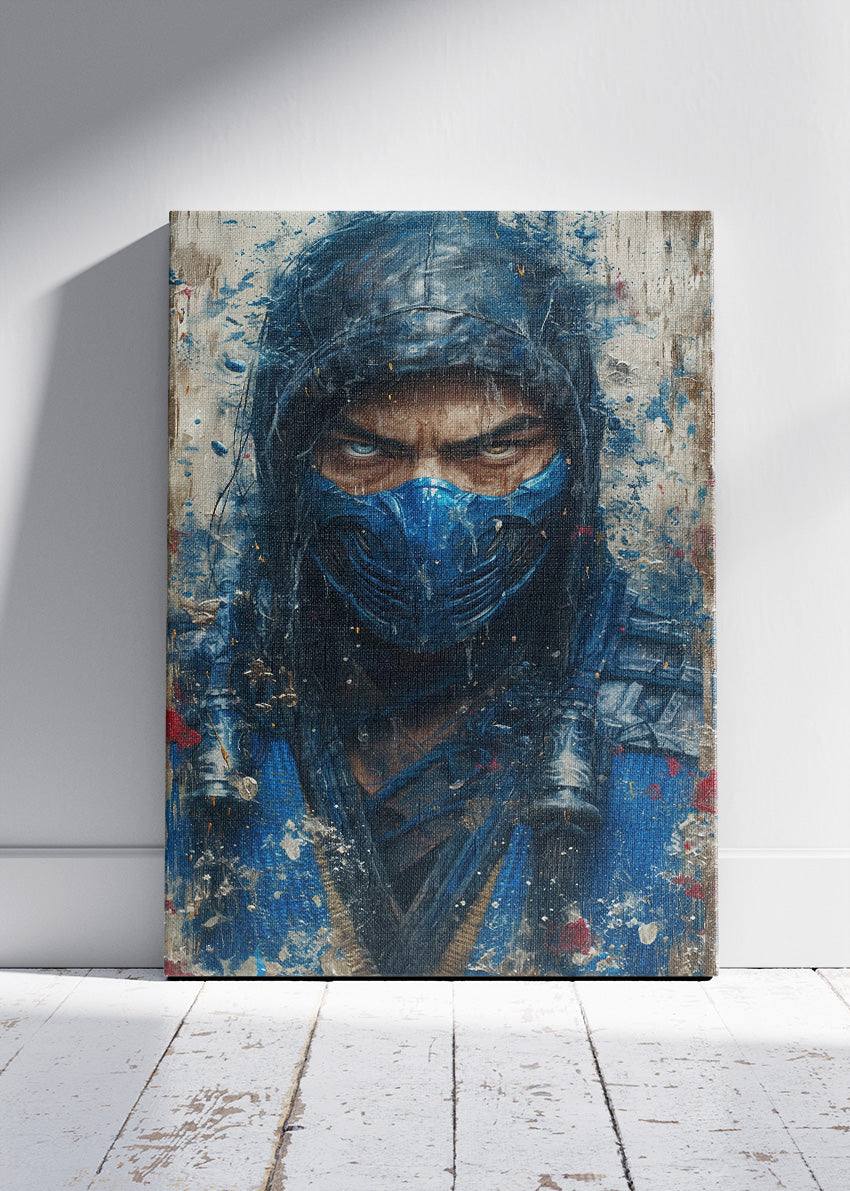 Mortal Kombat Ninja Gaming Wall Art Poster & Canvas