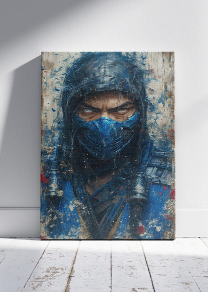 Mortal Kombat Ninja Gaming Wall Art Poster & Canvas