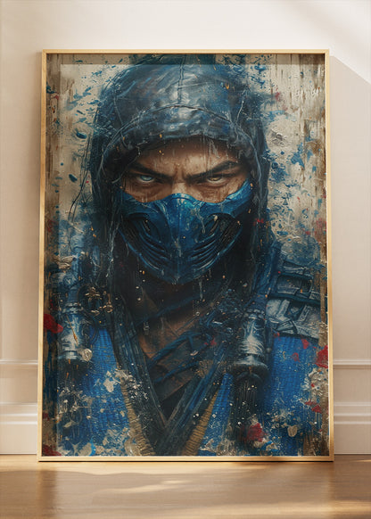Mortal Kombat Ninja Gaming Wall Art Poster & Canvas