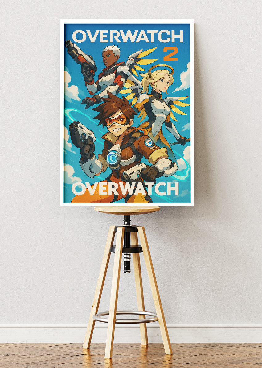 Overwatch 2 Wall Art – Iconic Hero Shooter Gaming Poster & Canvas