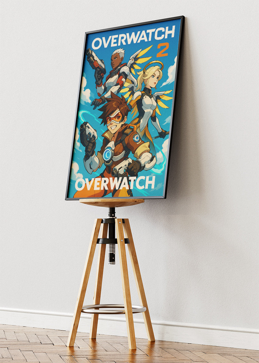 Overwatch 2 Wall Art – Iconic Hero Shooter Gaming Poster & Canvas