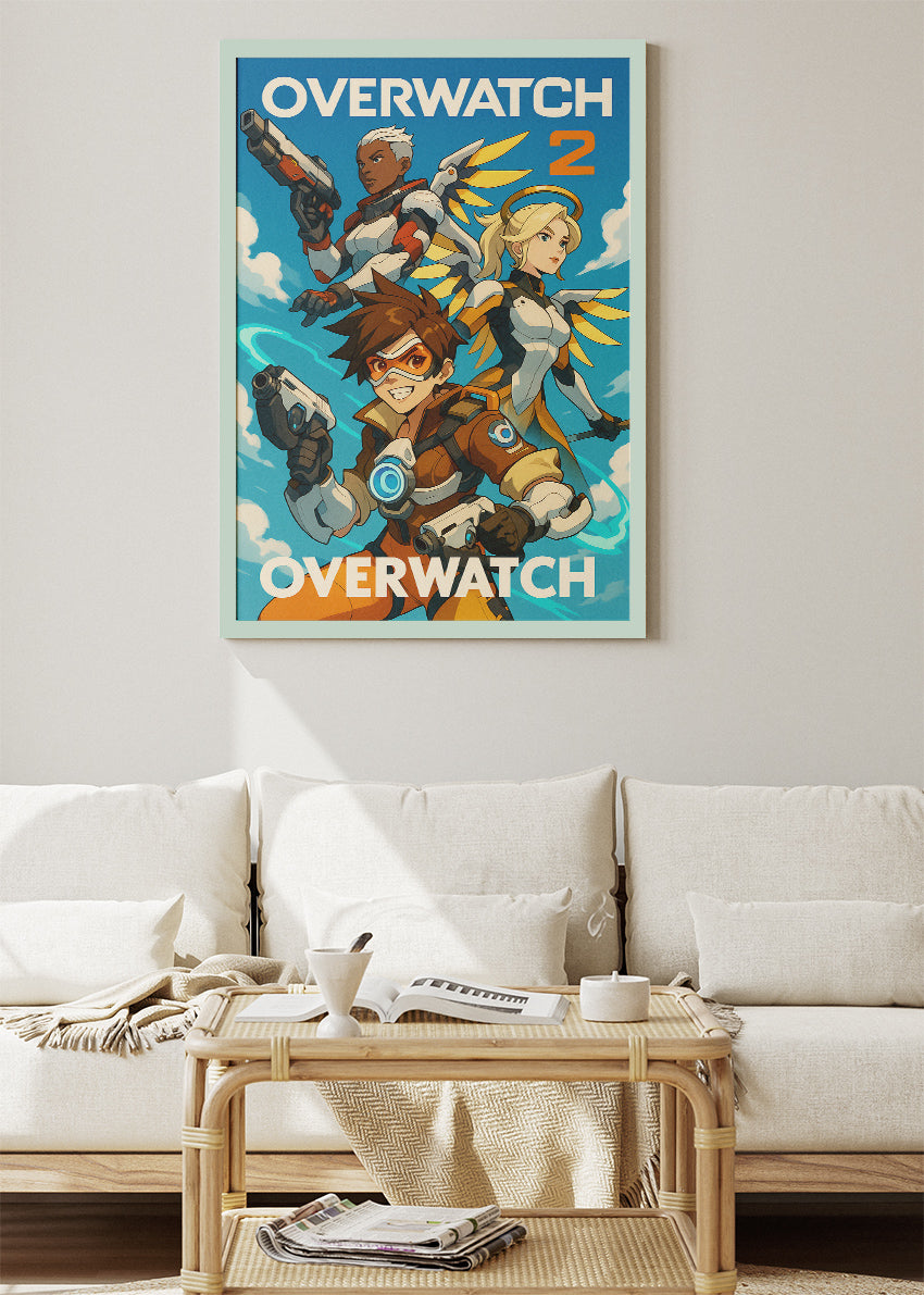Overwatch 2 Wall Art – Iconic Hero Shooter Gaming Poster & Canvas