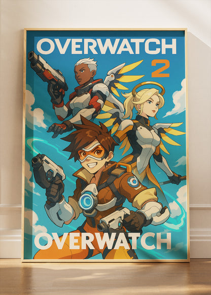 Overwatch 2 Wall Art – Iconic Hero Shooter Gaming Poster & Canvas
