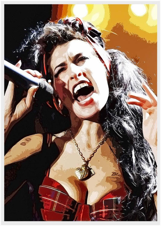 P112 Amy Winehouse Canvas Art Prints, Posters, and Wall Art Pop Art Collection