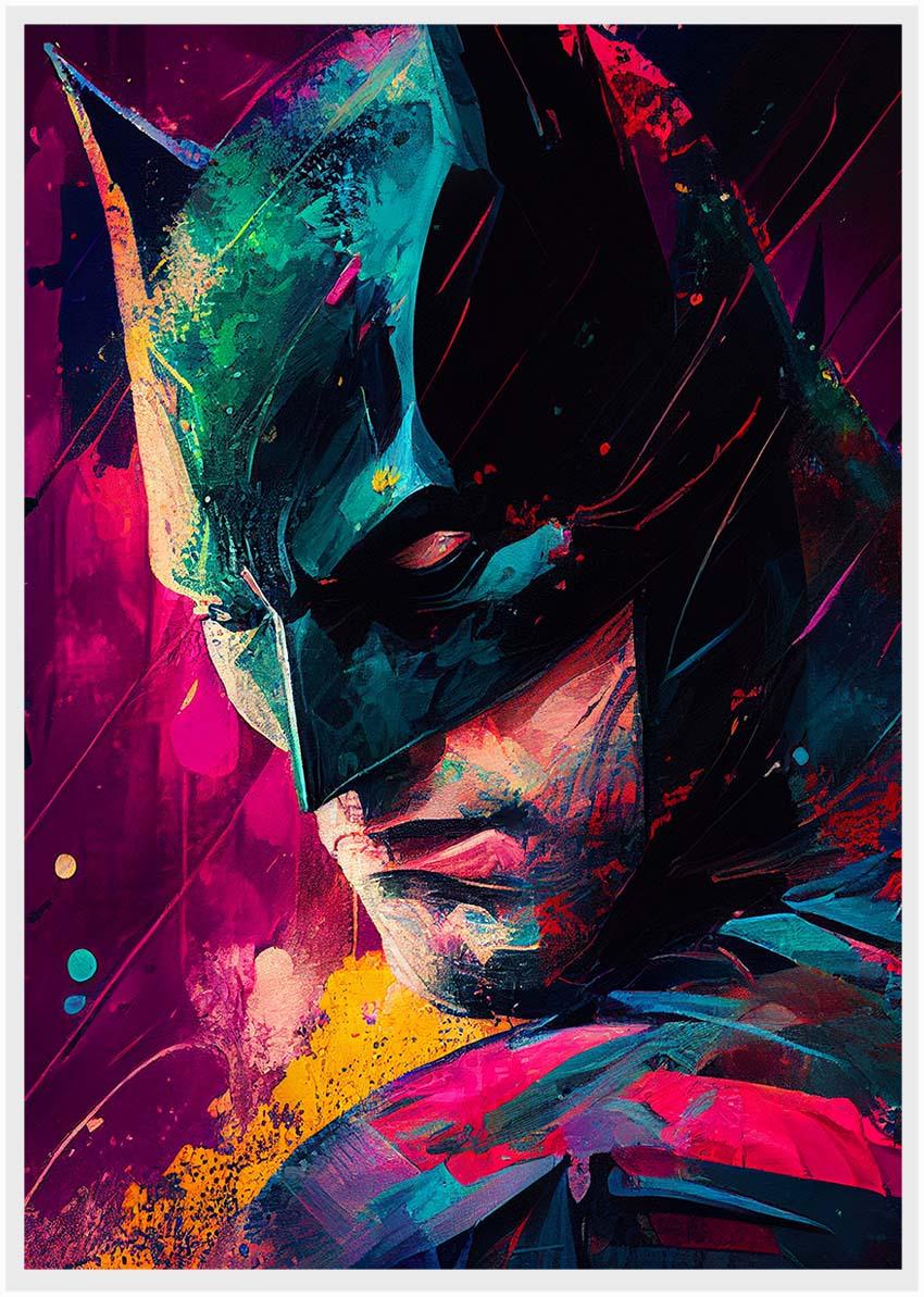 P133 Batman Canvas Art Prints, Posters, and Wall Art Superhero Collection
