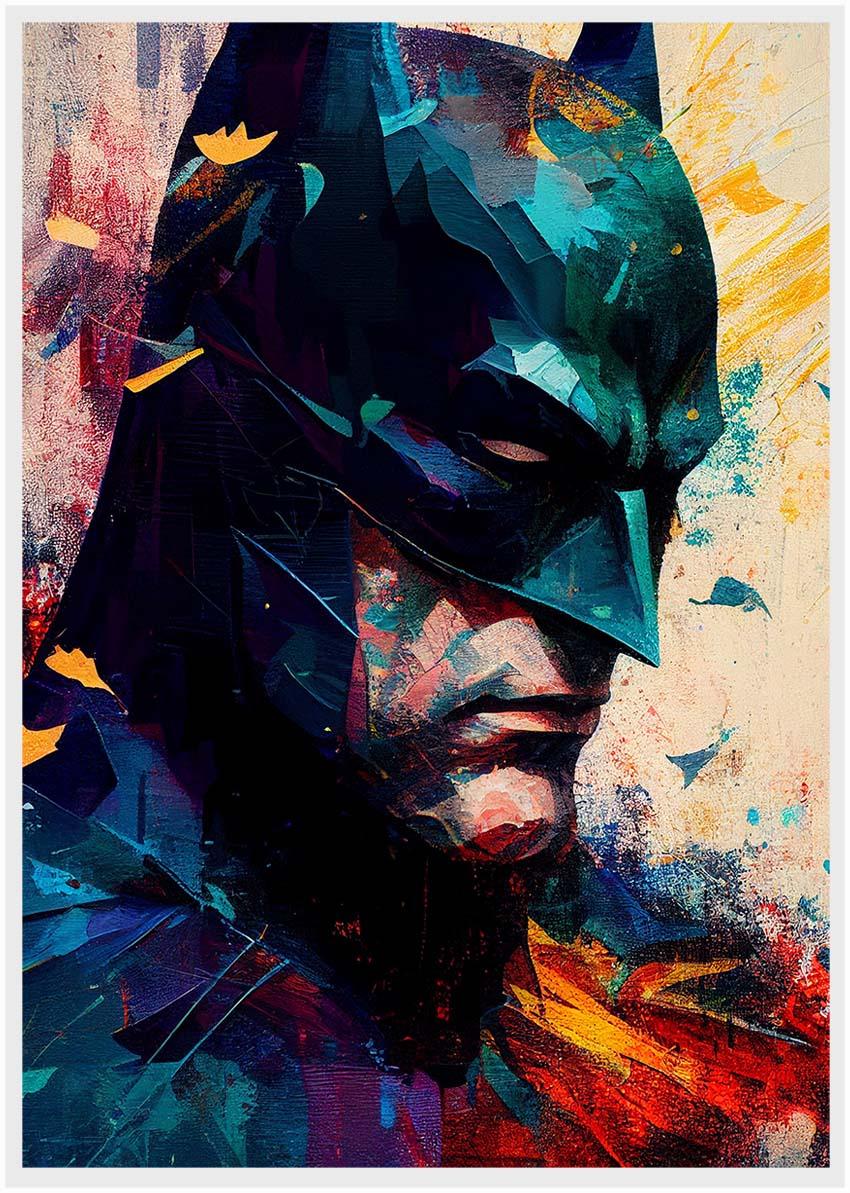 P134 Batman Canvas Art Prints, Posters, and Wall Art Superhero Collection