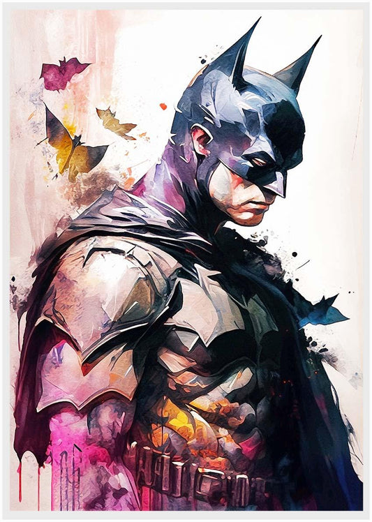 P139 Batman Canvas Art Prints, Posters, and Wall Art Superhero Collection