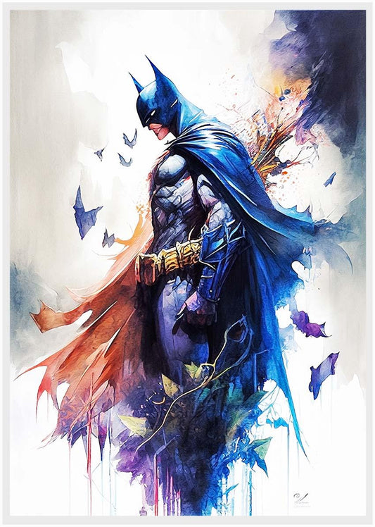 P140 Batman Canvas Art Prints, Posters, and Wall Art Superhero Collection