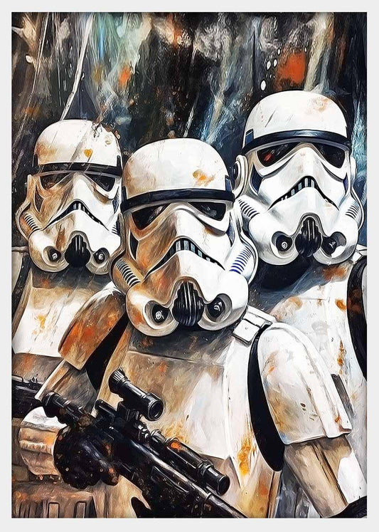 P208 Stormtrooper Canvas Art Prints, Posters, and Wall Art Fantasy & Sci-Fi Collection
