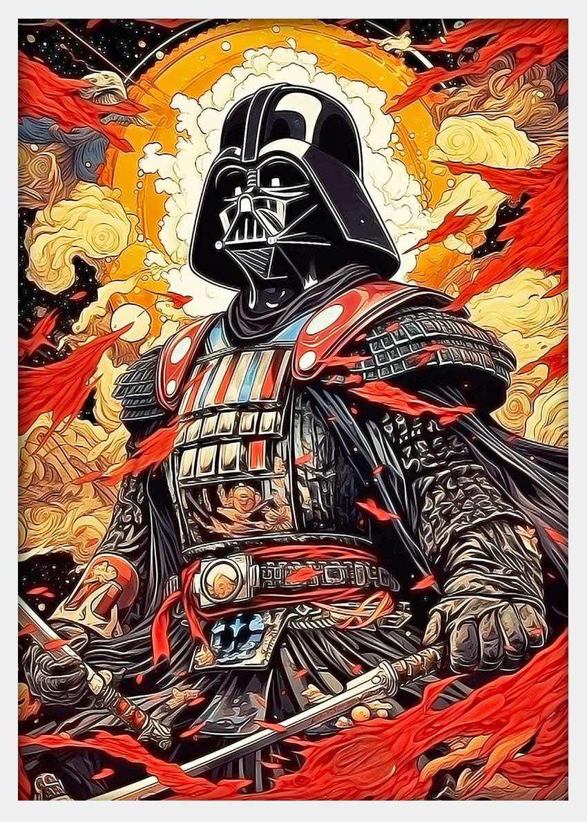 P252 Darth Vader Canvas Art Prints, Posters, and Wall Art Fantasy & Sci-Fi Collection