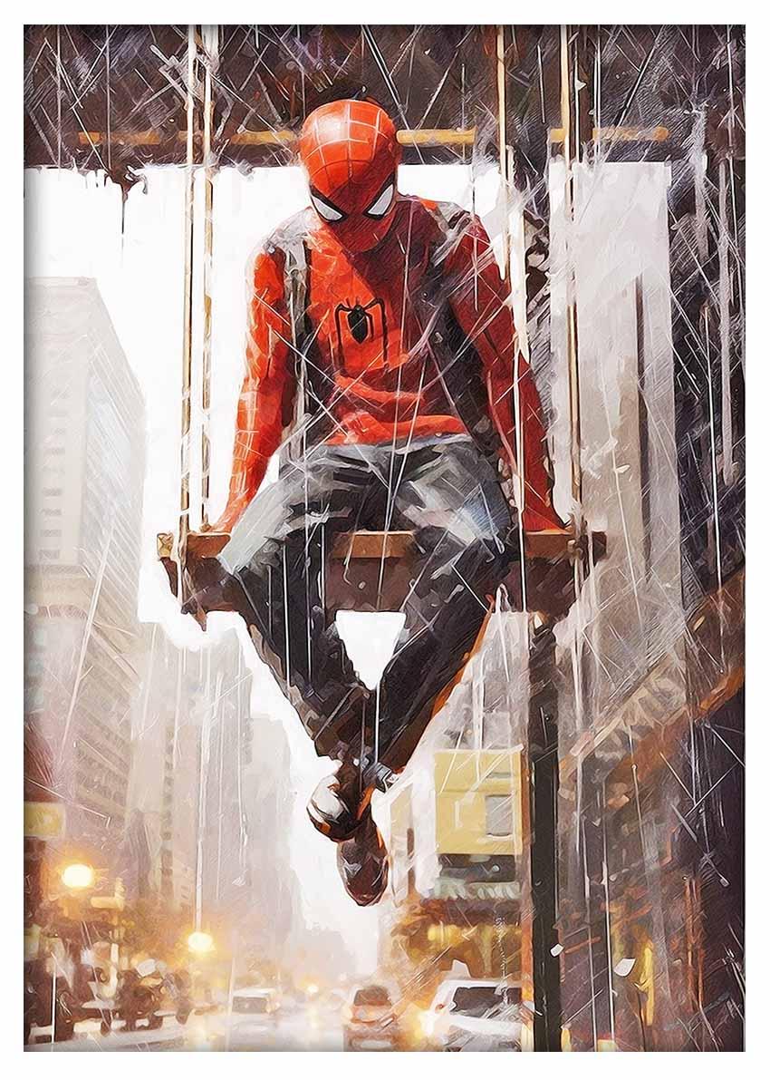 P290 SPIDER MAN Canvas Art Prints, Posters, and Wall Art Superhero Collection